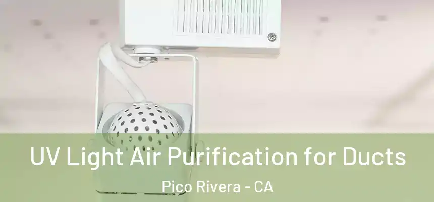  UV Light Air Purification for Ducts Pico Rivera - CA